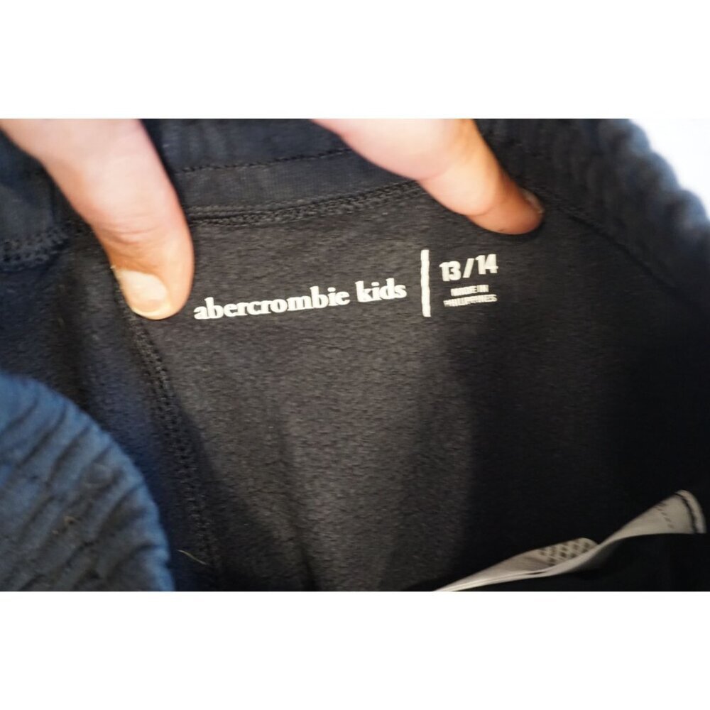 Abercrombie Kids Black Jogger Sweatpants - Size 13/14 - Picture 4 of 6
